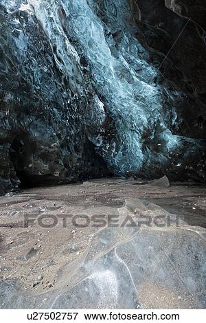 Ice cave at Skaftafell, Iceland View Large Photo Image Stock Photo - Ice cave at Skaftafell, Iceland. Fotosearch