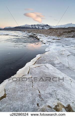 Lagoon at Grundarfjordur in winter, Snaefellnes, Iceland View Large Photo Image Picture - Lagoon at Grundarfjordur in winter, Snaefellnes, Iceland. Fotosearch