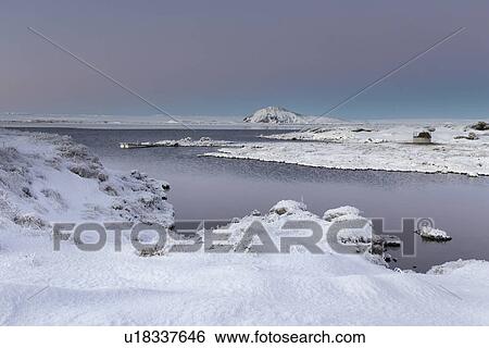 Lake Myvatn in winter snow, Iceland View Large Photo Image Stock Photograph - Lake Myvatn in winter snow, Iceland. Fotosearch