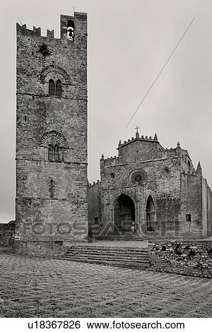 Medieval church, Erice, Sicily, Italy View Large Photo Image Stock Photograph - Medieval church, Erice, Sicily, Italy. Fotosearch