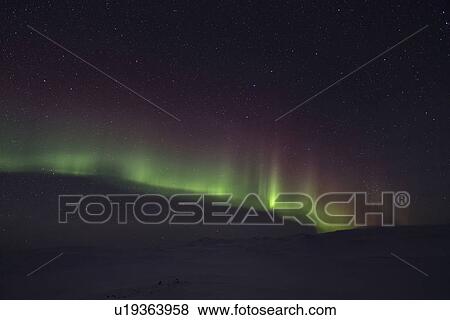 Northern lights over Dimmifjallgardur, Iceland View Large Photo Image Stock Photo - Northern lights over Dimmifjallgardur, Iceland. Fotosearch
