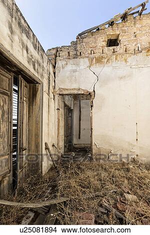 Poggioreale interior detail of earthquake destruction, Sicily, I View Large Photo Image Picture - Poggioreale interior detail of earthquake destruction, Sicily, I. Fotosearch