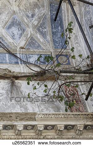 Stock Image - Poggioreale interior detail of earthquake destruction, Sicily, I. Fotosearch