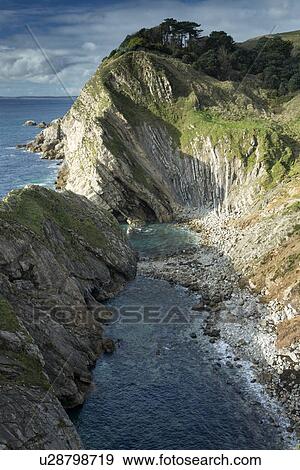 Stock Photo - Stair Hole cove, Lulworth, Dorset, England. Fotosearch