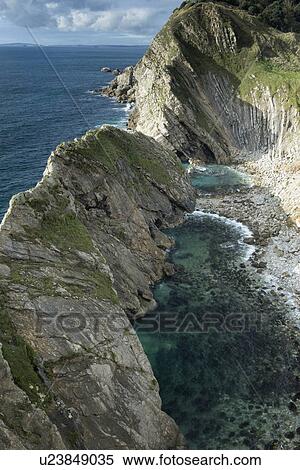 Stock Photography - Stair Hole cove, Lulworth, Dorset, England. Fotosearch