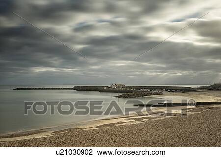 Stock Image - The Cobb, Lyme on Regis, Dorset, England. Fotosearch