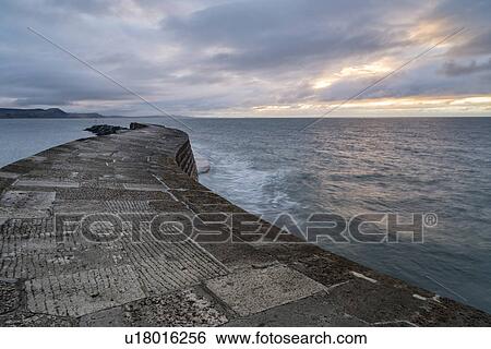 The Cobb, Lyme on Regis, Dorset, England View Large Photo Image Stock Photograph - The Cobb, Lyme on Regis, Dorset, England. Fotosearch
