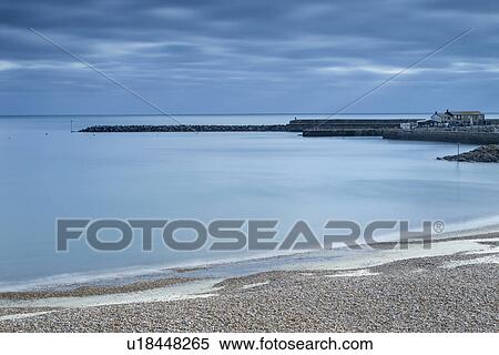 Stock Photography - The Cobb, Lyme on Regis, Dorset, England. Fotosearch
