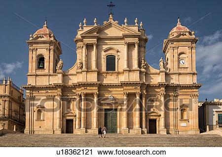 Tourist couple at San Nicolo Catedrale, Noto, Sicily, Italy View Large Photo Image Stock Image - Tourist couple at San Nicolo Catedrale, Noto, Sicily, Italy. Fotosearch