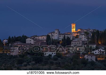 Stock Photography - Umbrian sunset, Italy. Fotosearch
