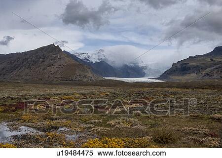 Stock Photography - Vatnajokull glacier, Iceland. Fotosearch
