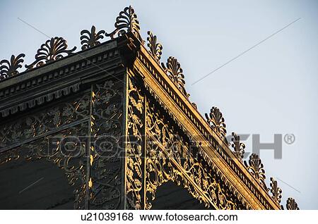 Stock Photo - Close-up of balcony railing. Fotosearch