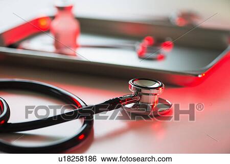 Close up of stethoscope and medication, studio shot View Large Photo Image Stock Photograph - Close up of stethoscope and medication, studio shot. Fotosearch