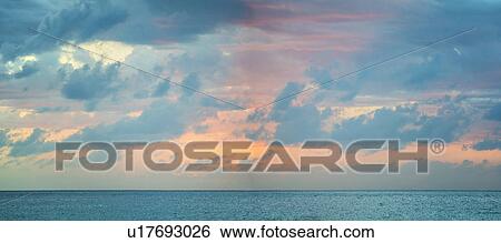 Dramatic sky over sea View Large Photo Image Stock Photograph - Dramatic sky over sea. Fotosearch