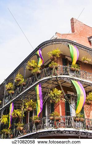 Low angle view of ornate balcony View Large Photo Image Stock Photo - Low angle view of ornate balcony. Fotosearch