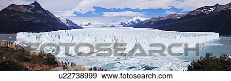 Panoramic view of glacier View Large Photo Image Stock Photo - Panoramic view of glacier. Fotosearch