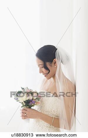 Portrait of bride View Large Photo Image Stock Image - Portrait of bride. Fotosearch