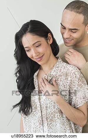 Portrait of young couple View Large Photo Image Stock Image - Portrait of young couple. Fotosearch