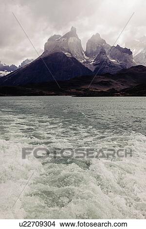 Picture - Scenic view of mountain range at sunrise. Fotosearch
