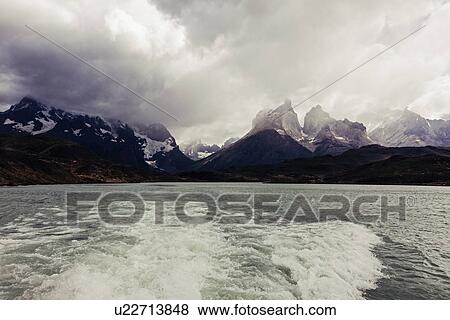 Scenic view of mountain range at sunrise View Large Photo Image Stock Photo - Scenic view of mountain range at sunrise. Fotosearch
