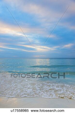 Stock Photography - Seascape at sunset. Fotosearch