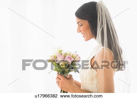Studio portrait of bride View Large Photo Image Stock Image - Studio portrait of bride. Fotosearch