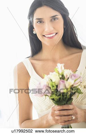 Studio portrait of bride View Large Photo Image Stock Image - Studio portrait of bride. Fotosearch