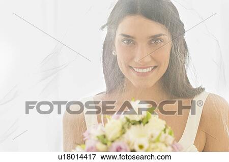 Studio portrait of bride View Large Photo Image Stock Photo - Studio portrait of bride. Fotosearch