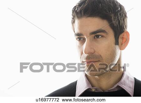 Studio portrait of mid adult man View Large Photo Image Stock Image - Studio portrait of mid adult man. Fotosearch