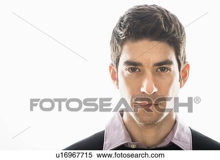 Studio portrait of mid adult man View Large Photo Image Stock Photography - Studio portrait of mid adult man. Fotosearch