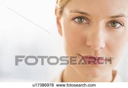 Studio portrait of young woman View Large Photo Image Stock Photo - Studio portrait of young woman. Fotosearch
