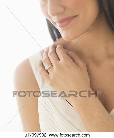 Stock Image - Studio shot of bride. Fotosearch