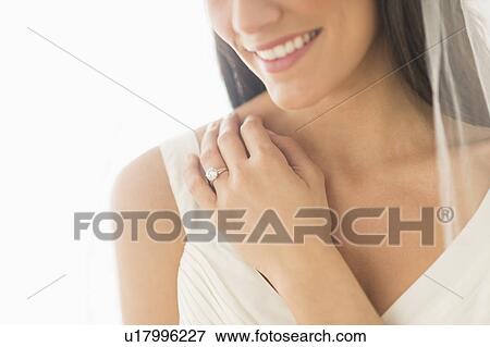 Stock Photo - Studio shot of bride. Fotosearch