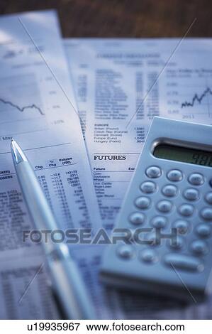 Studio Shot of calculator, pen and documents View Large Photo Image Stock Photo - Studio Shot of calculator, pen and documents. Fotosearch