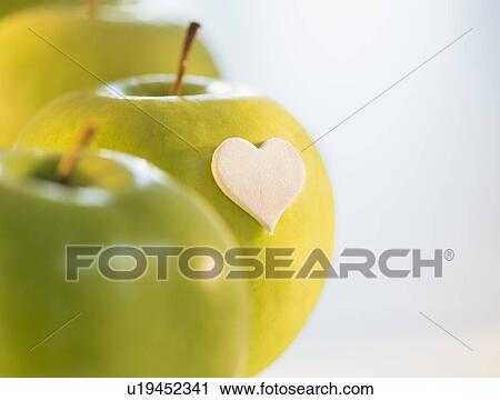 Studio Shot of green apples View Large Photo Image Stock Image - Studio Shot of green apples. Fotosearch