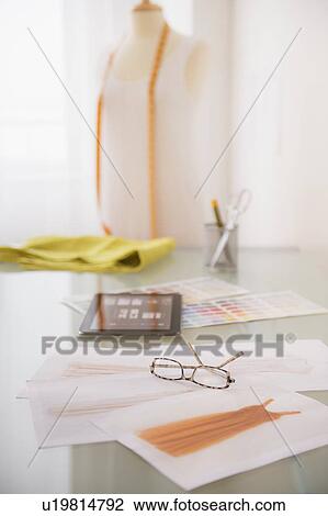 View of digital tablet, sketch and spectacles View Large Photo Image Stock Image - View of digital tablet, sketch and spectacles. Fotosearch