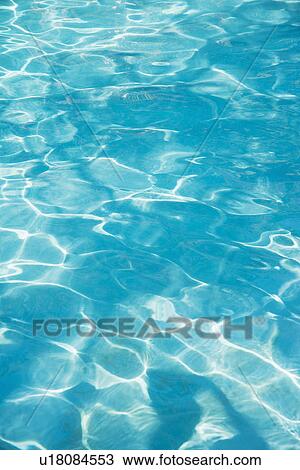 Stock Image - Water in swimming pool. Fotosearch