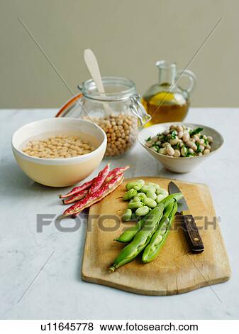 Stock Photo - Beans and pulses. Fotosearch