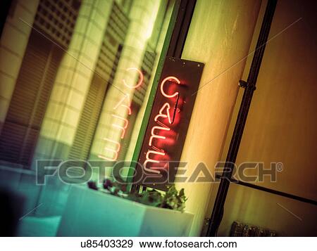 Stock Photo - Cafe sign. Fotosearch