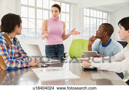 Casual business meeting View Large Photo Image Picture - Casual business meeting. Fotosearch