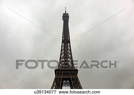 Stock Photo - Eiffel Tower, Paris, France. Fotosearch