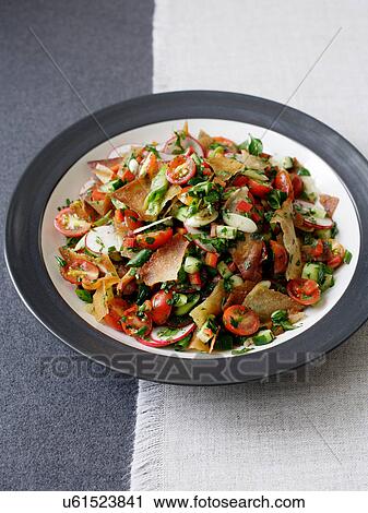 Stock Image - Fattoush. Fotosearch