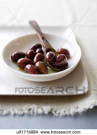 Picture - Kalamata olives. Fotosearch