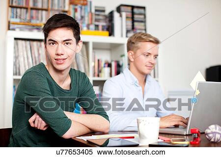Portrait of students studying View Large Photo Image Stock Photography - Portrait of students studying. Fotosearch