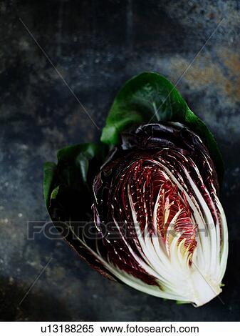 Radicchio, cross section View Large Photo Image Stock Photography - Radicchio, cross section. Fotosearch