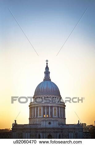 Stock Image - St Paul's Cathedral, London, England, UK. Fotosearch