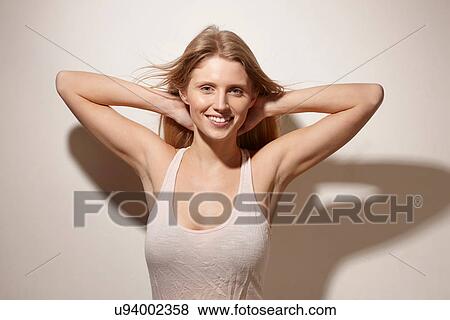 Stock Photo - Woman posing. Fotosearch