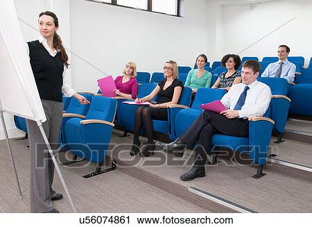 Colleagues in business presentation View Large Photo Image Stock Image - Colleagues in business presentation. Fotosearch