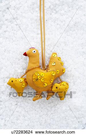 Hen shaped christmas decoration View Large Photo Image Picture - Hen shaped christmas decoration. Fotosearch