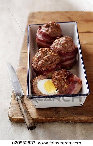 Homemade scotch eggs View Large Photo Image Stock Image - Homemade scotch eggs. Fotosearch